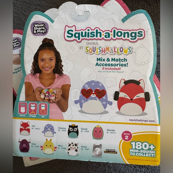 Squish-A-Longs Original by Squishmallaws. 3 packages total. New with tags! - Picture 6 of 6